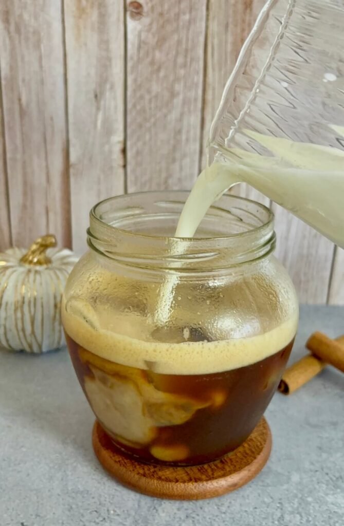 iced pumpkin cream shaken espresso