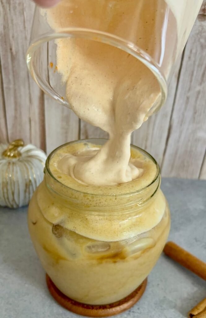 iced pumpkin cream shaken espresso