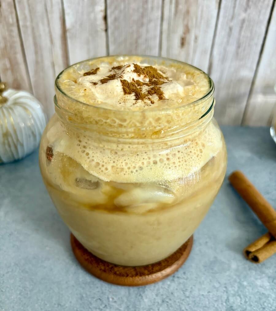 iced pumpkin cream shaken espresso recipe starbucks copycat