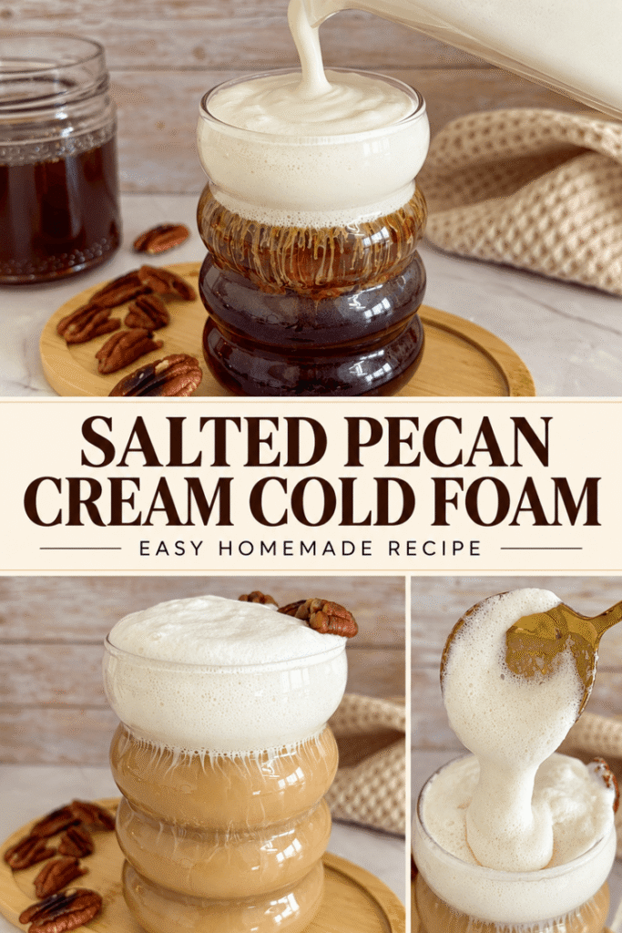 salted pecan cream cold foam recipe
