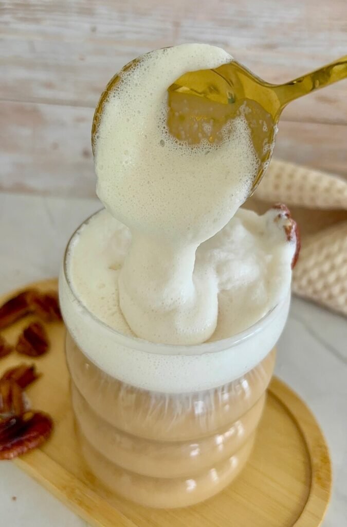 salted pecan cream cold foam 