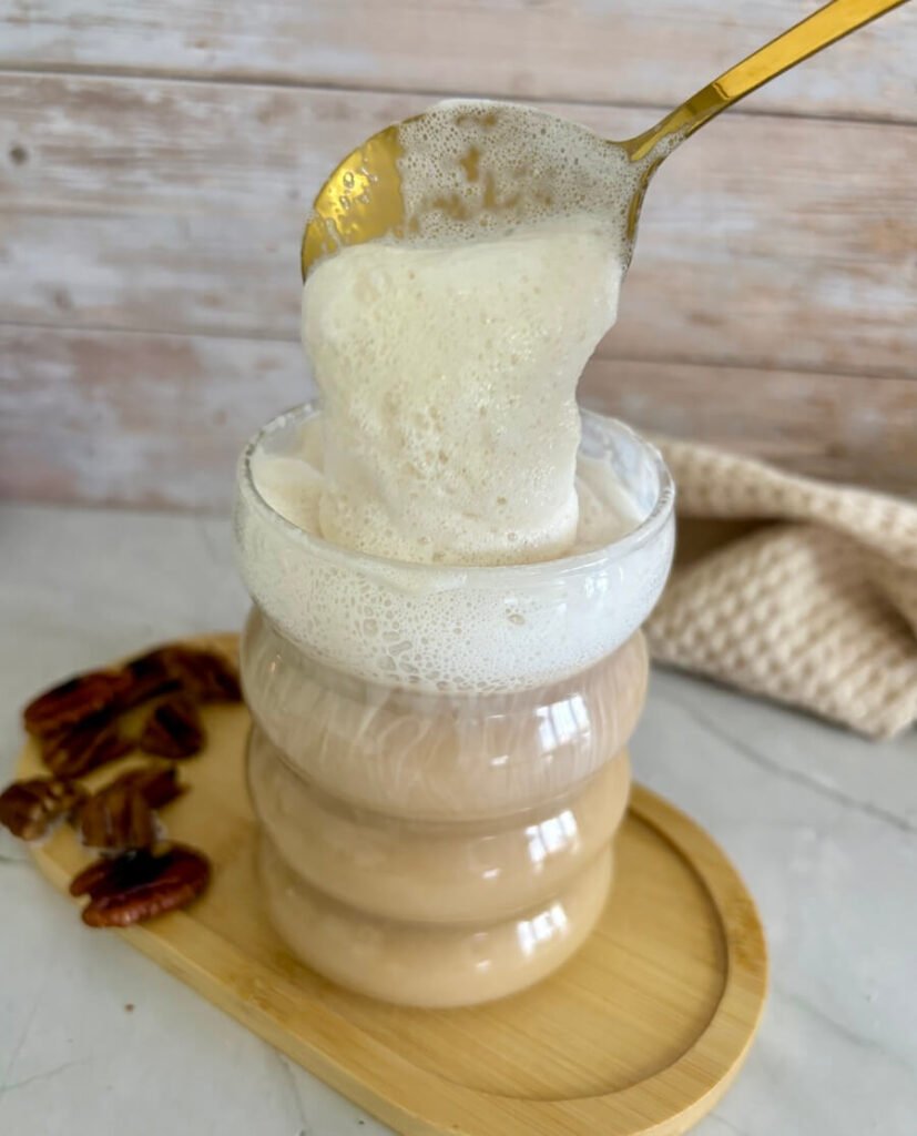 salted pecan cream cold foam
