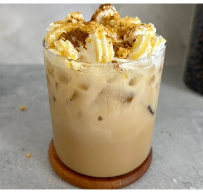 Iced Teddy Graham Latte Recipe