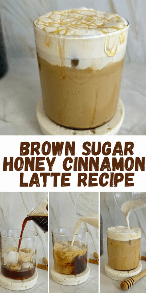 brown sugar honey cinnamon latte 