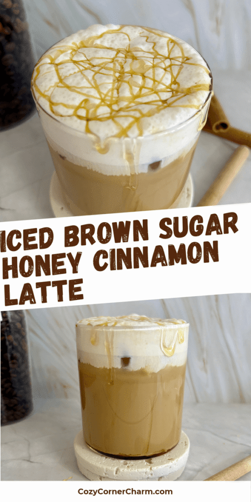 brown sugar honey cinnamon latte 