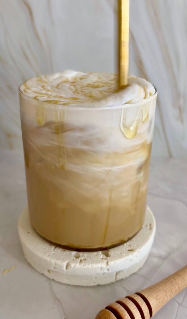 iced brown sugar honey latte recipe