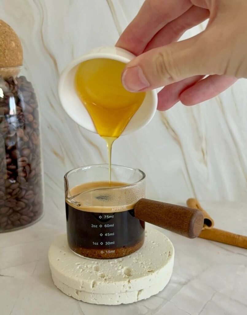 iced brown sugar honey latte recipe