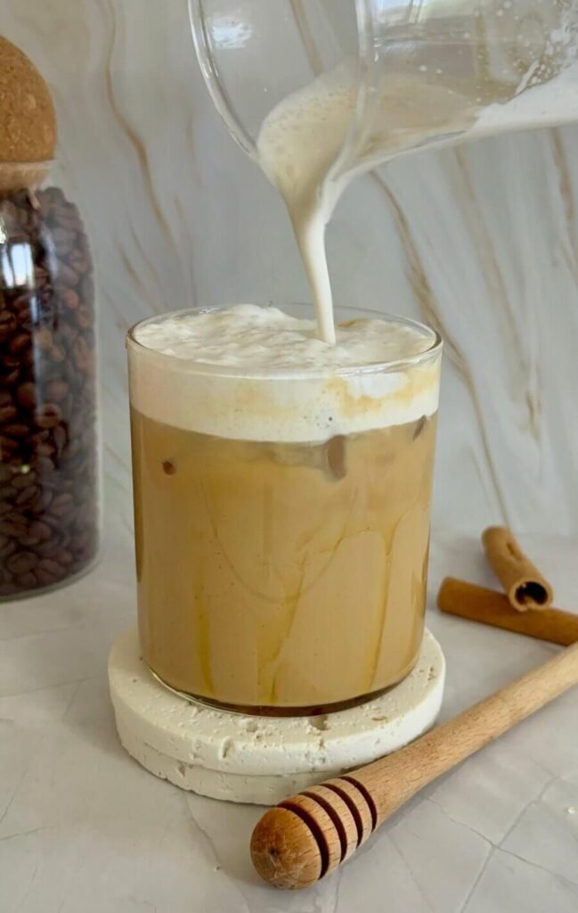 iced brown sugar honey latte recipe