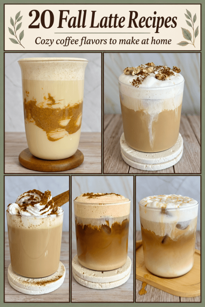 fall latte recipes 