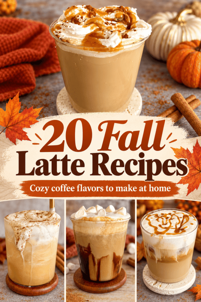 fall latte recipes