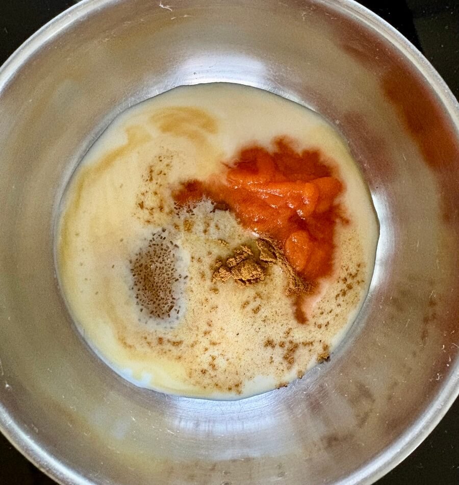 pumpkin spice caramel latte 