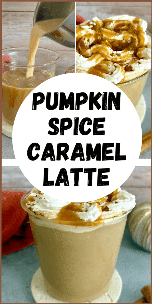 pumpkin spice caramel latte 