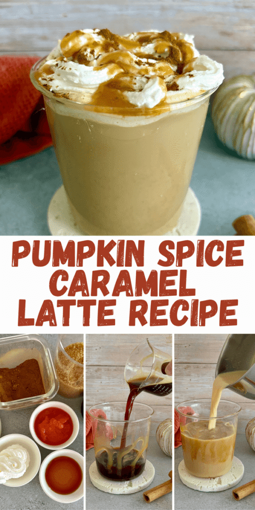 caramel pumpkin spice latte